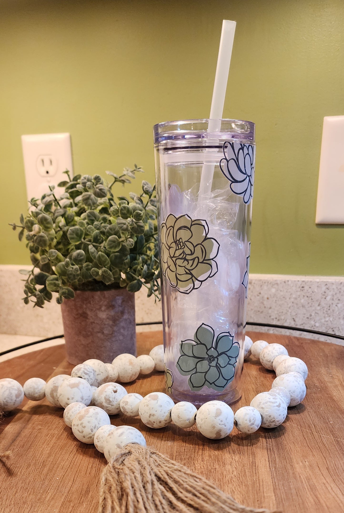 Succulent 18oz Tumbler