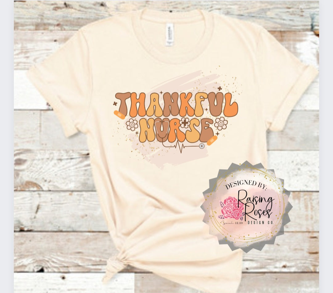 Thankful Nurse Top