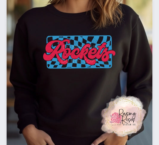 Retro Wave Rockets Top