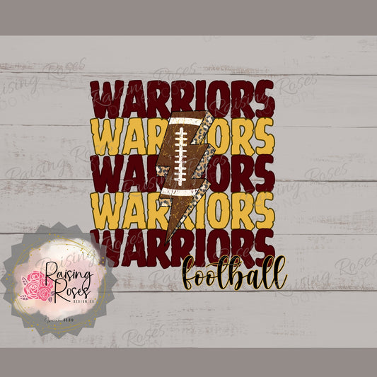 Westerville Warriors Football DESIGN TRANSFER