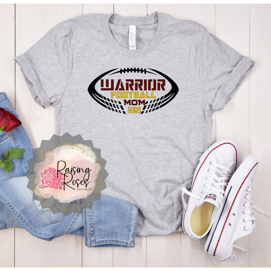 Westerville Warriors Football Mom T-Shirt